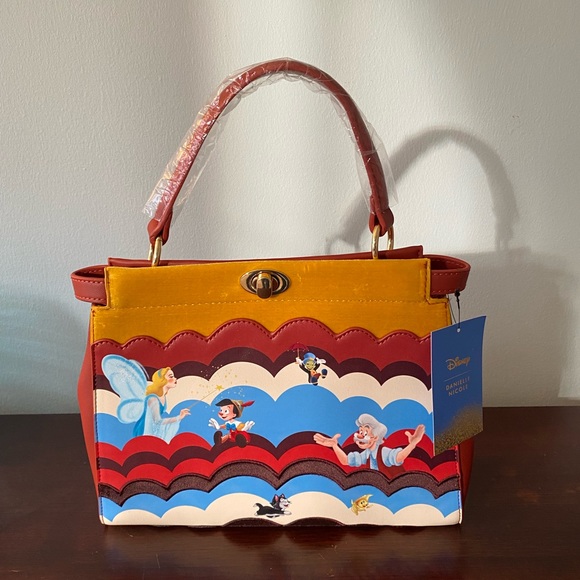 Danielle Nicole Disney Pinocchio Crossbody Bag - New with Tag - Picture 1 of 13